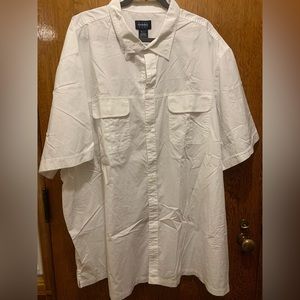 4XL Harbor Bay short sleeve dress shirt. Like new